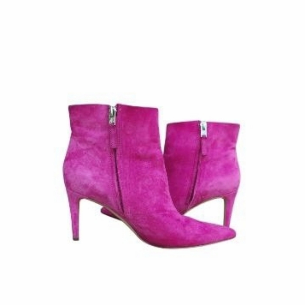 Sam Edelman Hot Pink High Heel Ankle Boot Ulyssa Ulissa Bootie Shoe Women 7 - Picture 2 of 10